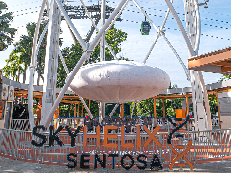 sentosa skyhelix new attraction