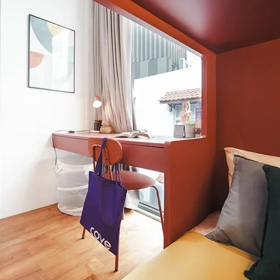 Furnished Cove coliving room for students near ESSEC in Singapore