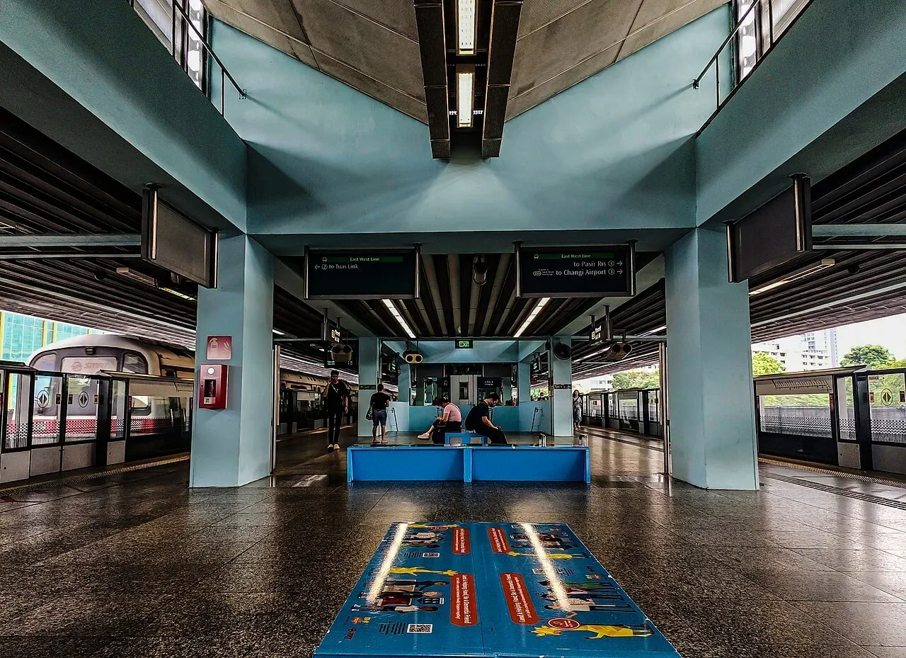 Clementi MRT station in Singapore, a popular student rental area near NUS