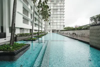 Swimming pool at The Trumps in Kembangan &amp; Telok Kurau
