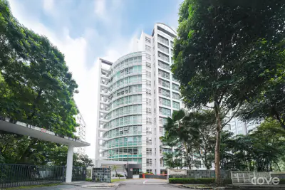 Condo tower at The Bayron in Orchard