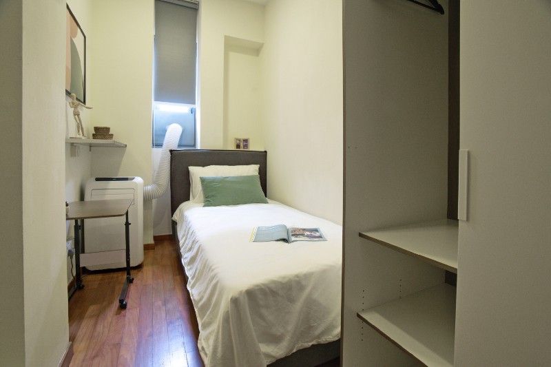 single bedroom in a shophouse